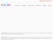 Tablet Screenshot of dentfatih.com